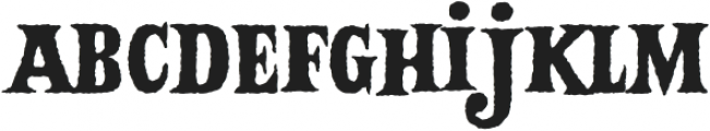 Balter Serif Rustic otf (400) Font LOWERCASE