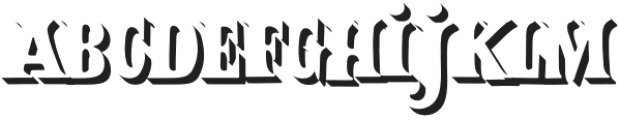 Balter Serif Shadow otf (400) Font LOWERCASE