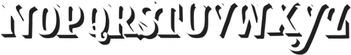 Balter Serif Shadow otf (400) Font LOWERCASE