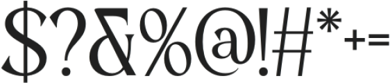 Balthis Regular otf (400) Font OTHER CHARS