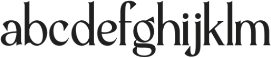 Balthis Regular otf (400) Font LOWERCASE