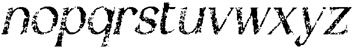 Balthis Stamp Italic otf (400) Font LOWERCASE