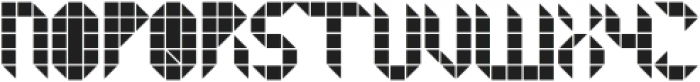 Baltik Tiled Thin Alt otf (100) Font UPPERCASE