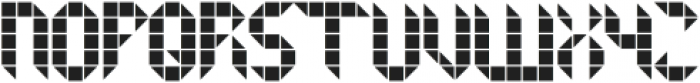 Baltik Tiled Thin otf (100) Font UPPERCASE