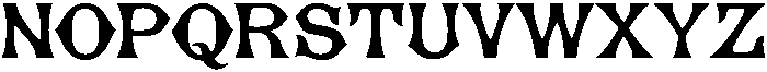 Baltimore Regular otf (400) Font UPPERCASE