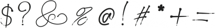 Balune Handwrite otf (400) Font OTHER CHARS