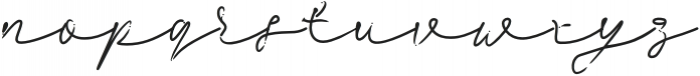 Balune Handwrite otf (400) Font LOWERCASE