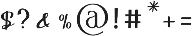 Balutteli Serif otf (400) Font OTHER CHARS