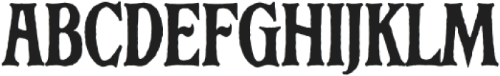 Balverd-Regular otf (400) Font UPPERCASE