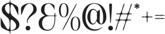 Balvine Drawn otf (400) Font OTHER CHARS