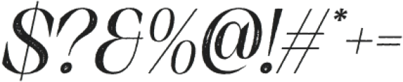 Balvine Stamp Italic otf (400) Font OTHER CHARS