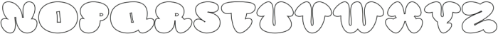 Balwine Outline otf (400) Font UPPERCASE