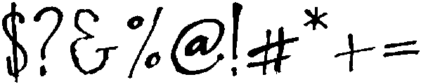 Bambink condensed otf (400) Font OTHER CHARS