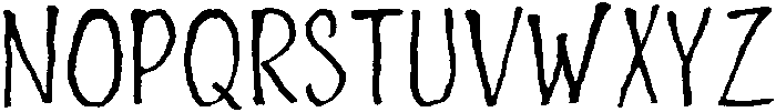 Bambink condensed otf (400) Font UPPERCASE