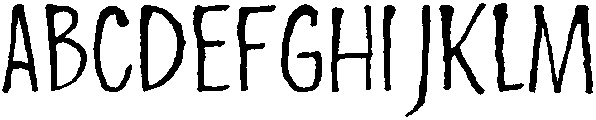 Bambink condensed otf (400) Font UPPERCASE