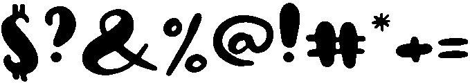 Bambino otf (400) Font OTHER CHARS