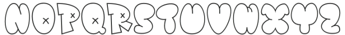 Bamble Regular otf (400) Font UPPERCASE