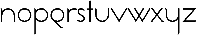 Bamboo-Regular otf (400) Font LOWERCASE