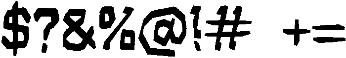 Bamboo Regular otf (400) Font OTHER CHARS