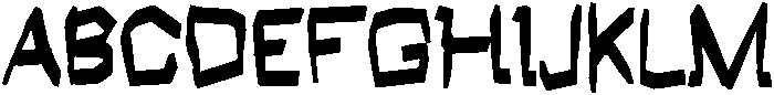 Bamboo Regular otf (400) Font UPPERCASE