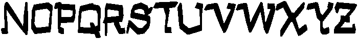Bamboo Regular otf (400) Font UPPERCASE