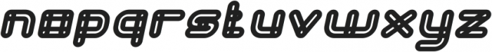 Bamboo Shoot Bold Italic otf (700) Font LOWERCASE