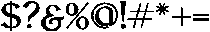 Bame Black otf (900) Font OTHER CHARS