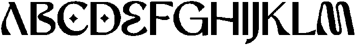 Bame Black otf (900) Font UPPERCASE