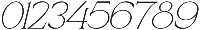Bamelian Italic otf (400) Font OTHER CHARS