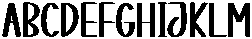 Banana Christmas Regular otf (400) Font UPPERCASE