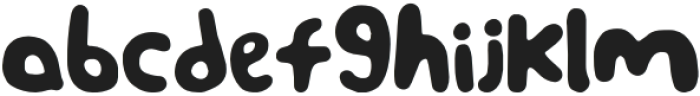 Banana Font Regular otf (400) Font LOWERCASE