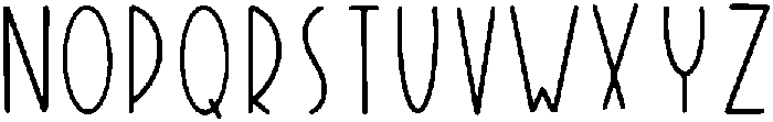 Banana Regular otf (400) Font UPPERCASE