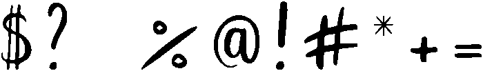 Banana Regular otf (400) Font OTHER CHARS