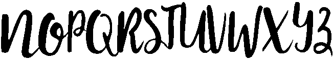 Banana Regular otf (400) Font UPPERCASE