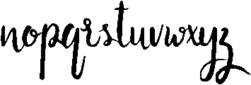 Banana Regular otf (400) Font LOWERCASE