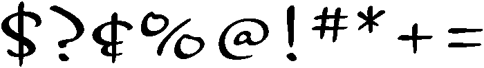 Banana Regular otf (400) Font OTHER CHARS