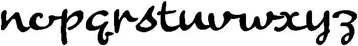 Banana Regular otf (400) Font LOWERCASE