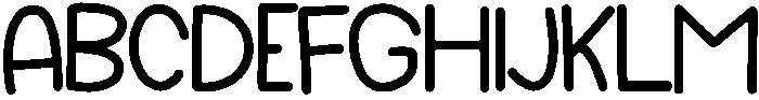 Banana Regular otf (400) Font UPPERCASE