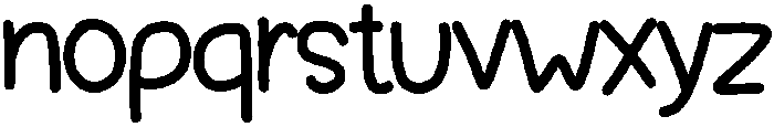 Banana Regular otf (400) Font LOWERCASE