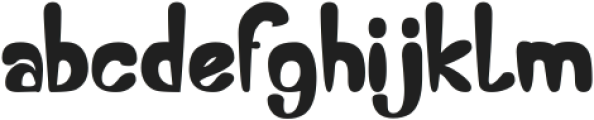 Banana Split Bold otf (700) Font LOWERCASE