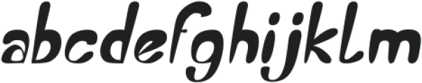 Banana Split Italic otf (400) Font LOWERCASE