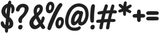 Banana Whirl Regular otf (400) Font OTHER CHARS