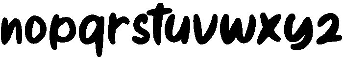 Banana otf (400) Font LOWERCASE