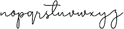 Bananas otf (400) Font LOWERCASE