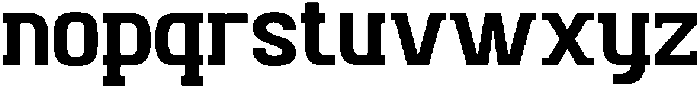 Banberry otf (400) Font LOWERCASE