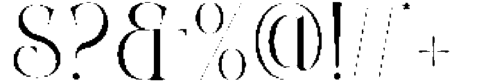 Band Regular otf (400) Font OTHER CHARS