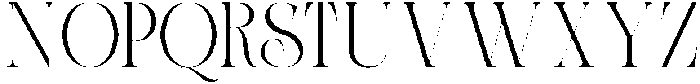 Band Regular otf (400) Font UPPERCASE