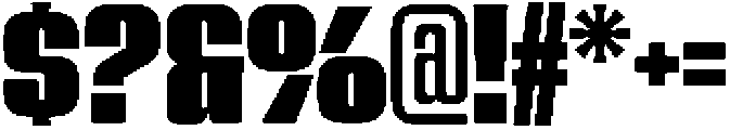 Banda Regular otf (400) Font OTHER CHARS