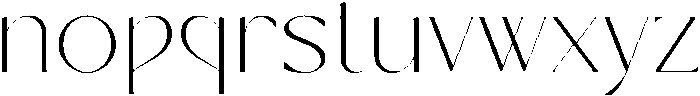 Bandana Regular otf (400) Font LOWERCASE