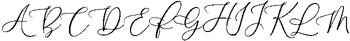 Bandeyra Regular otf (400) Font UPPERCASE